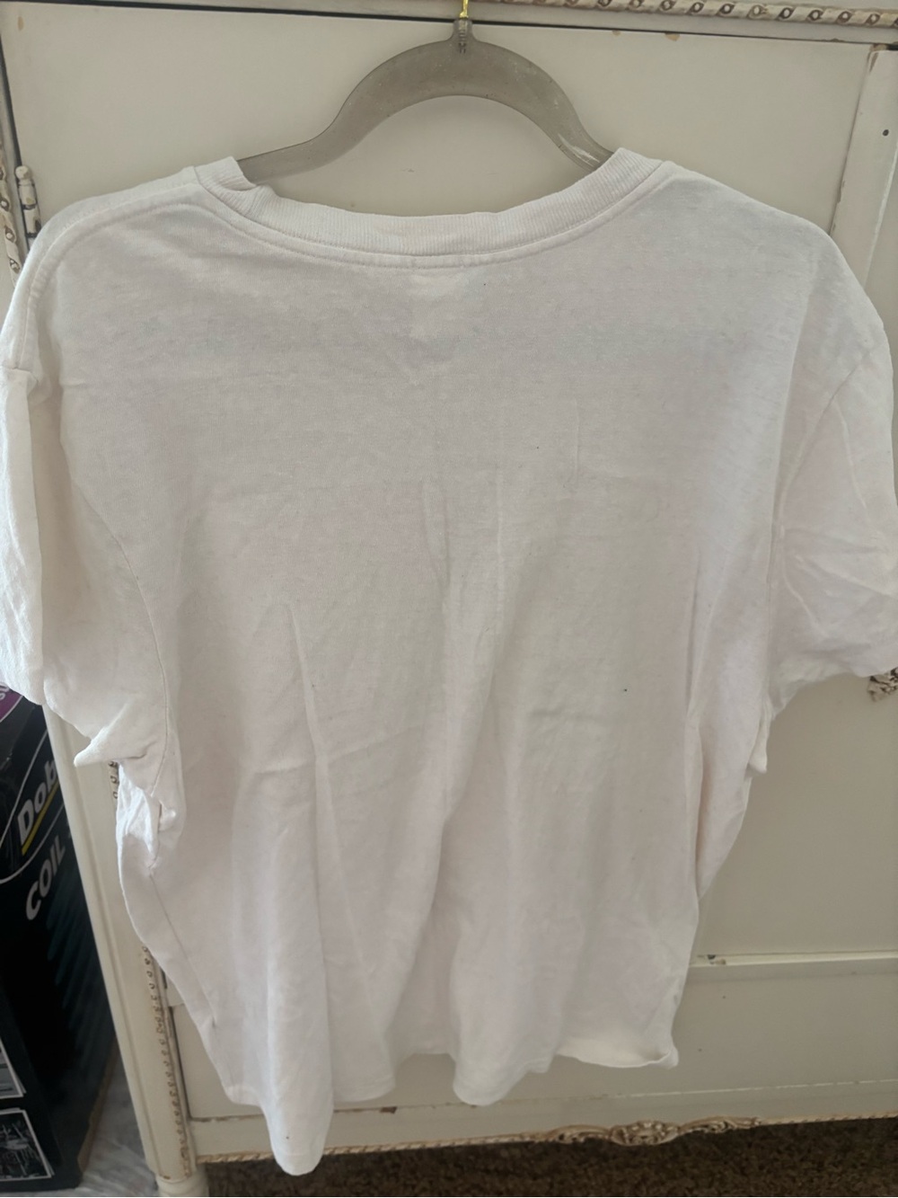 Re/Done x Peanuts White 'Happiness Is' Graphic Short Sleeve Tee - Picture 5 of 8
